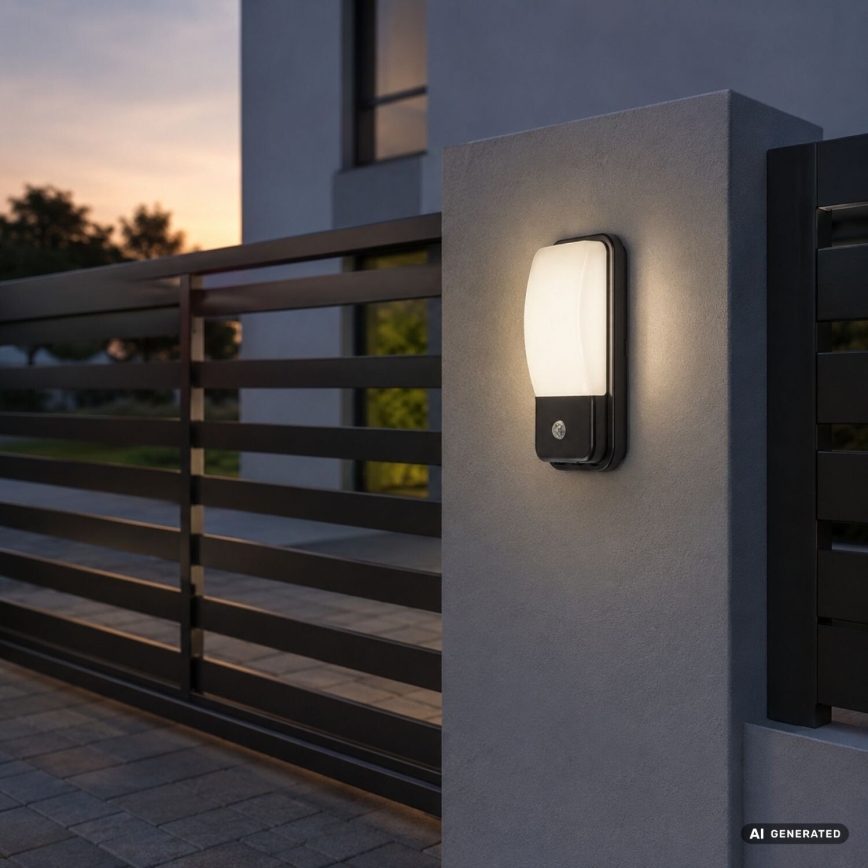 Rabalux - Lampada da parete per esterni a LED con sensore di movimento LED/20W/230V IP65