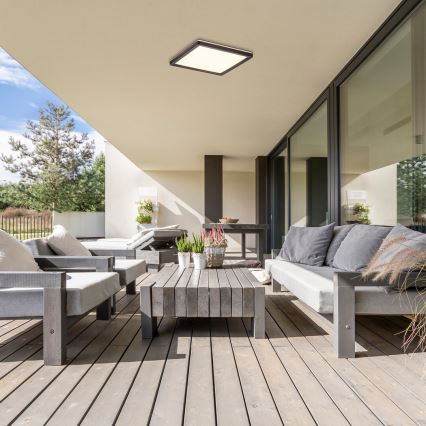 Rabalux - Dimmbare LED-Deckenleuchte für Außenbereiche LED/15W/230V Wi-Fi Tuya 2700-6500K IP44 + Fernbedienung