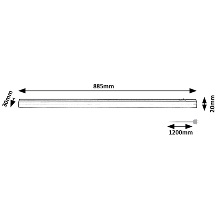 Rabalux - Lampada LED sottopensile LED/13W/230V 4000K 88 cm