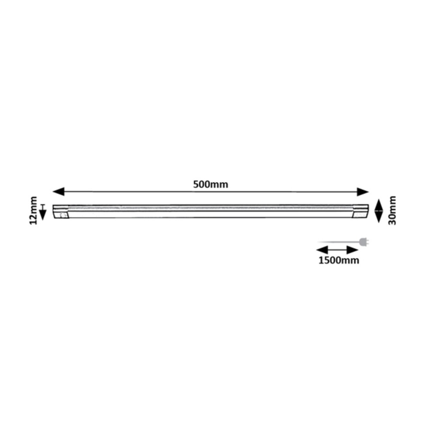 Rabalux - Luce LED dimmerabile sottopensile con sensore LED/8W/230V 3000K 50 cm