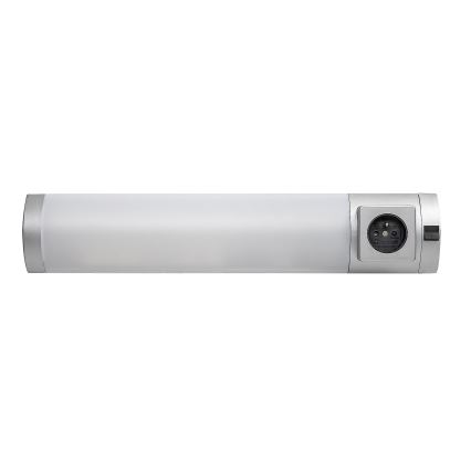 Rabalux - Réglette de cuisine avec prise LED/5W/230V 4000K 45 cm argent