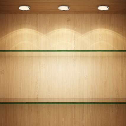Rabalux - SET 3x Dimmbare LED-Schrankbeleuchtung 3xLED/1W/230V 4000K