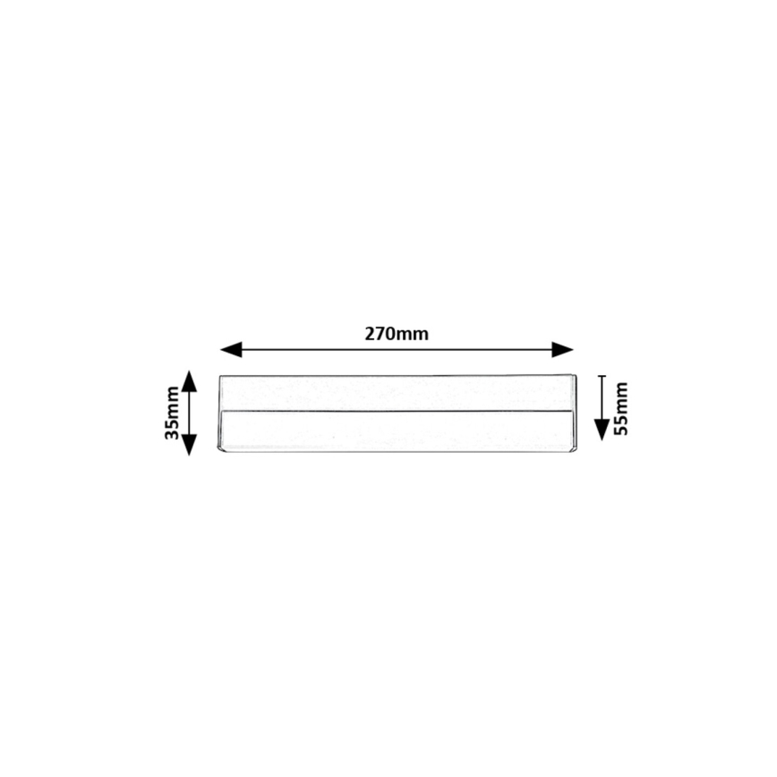 Rabalux - Réglette LED de cuisine LED/7W/230V 4000K argent