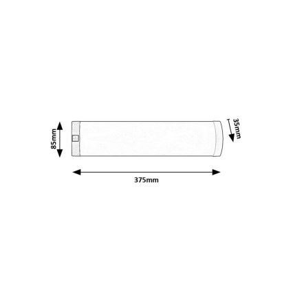 Rabalux - Lampada LED sottopensile LED/5W/230V 4000K cromo lucido