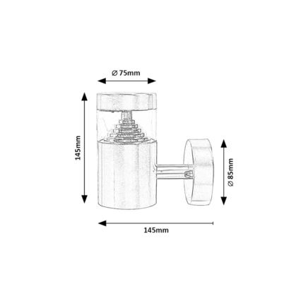 Rabalux - Applique a LED per esterni LED/7W/230V IP54