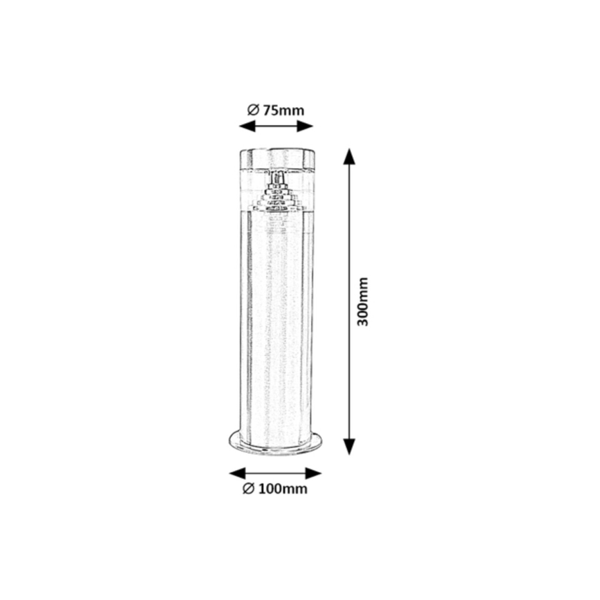 Rabalux - Lampe d'extérieur LED/7W/230V 30 cm IP54