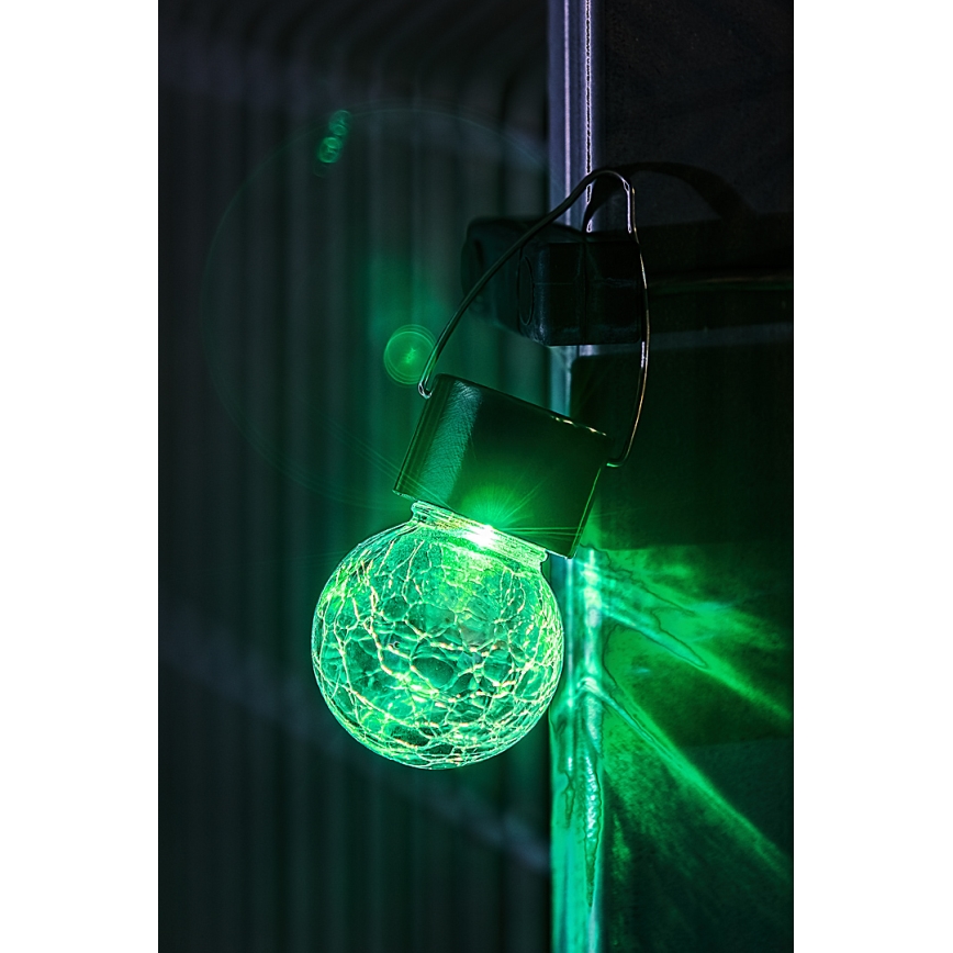 Rabalux - Lampada solare LED RGB da esterno con interruttore LED/0,06W 60 mAh IP44