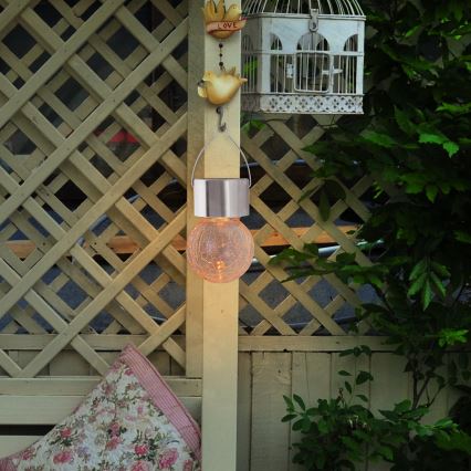 Lampada solare LED RGB da esterno con interruttore LED/0,06W/1xAA IP44