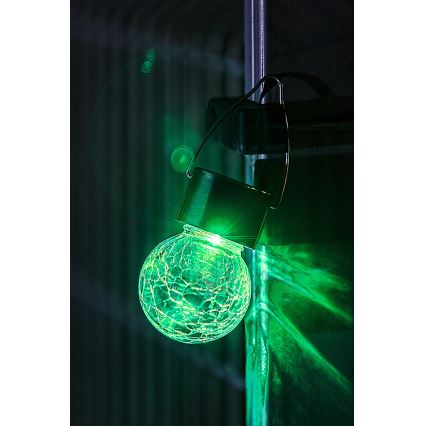 Rabalux - LED RGB Außen-Solarleuchte mit Schalter LED/0,06W 60 mAh IP44