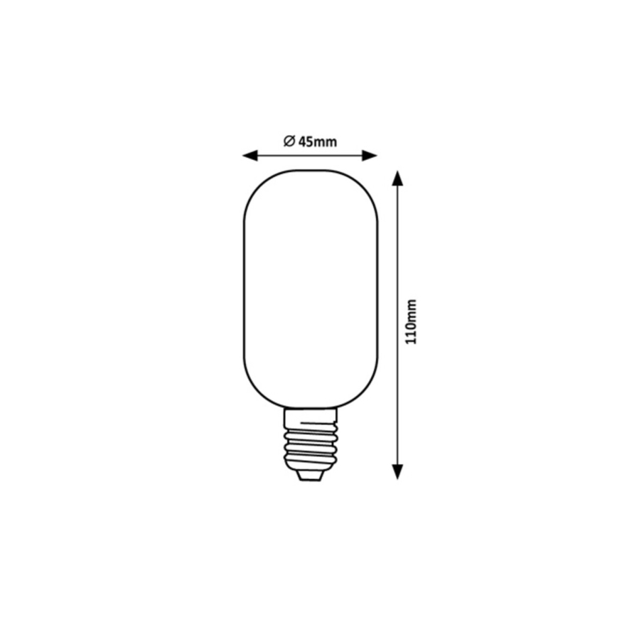 Rabalux - Lampadina LED T45 E27/4W/230V 3000K