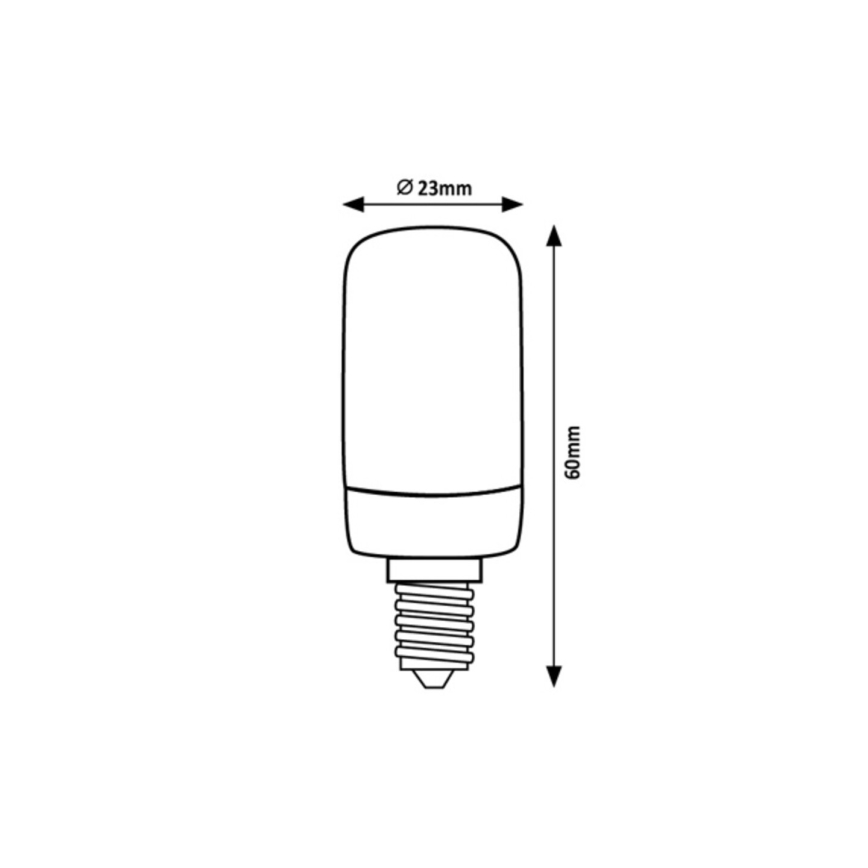 Rabalux - Lampadina LED T20 E14/2W/230V 4000K