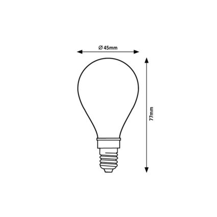Rabalux - Lampadina LED G45 E14/4W/230V 2700K