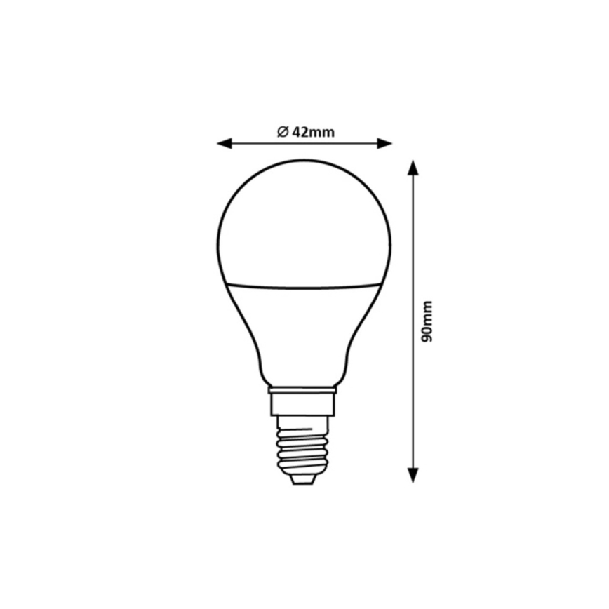 Rabalux - Lampadina LED G45 E14/9W/230V 3000K