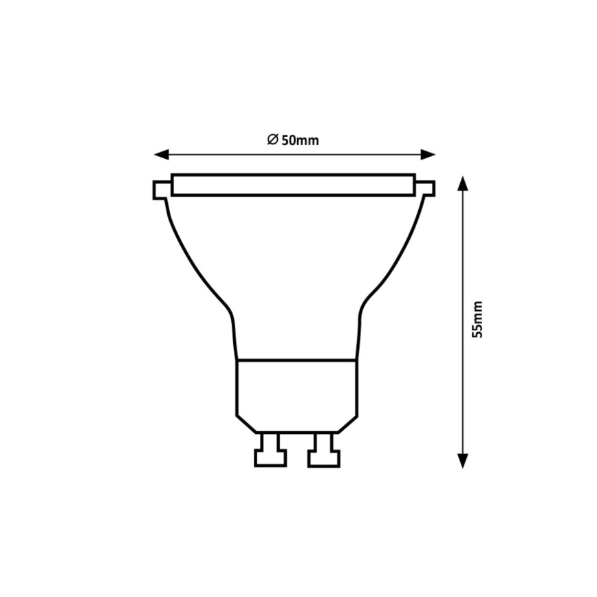 Rabalux - Ampoule LED GU10/5W/230V 3000K Classe énergétique A