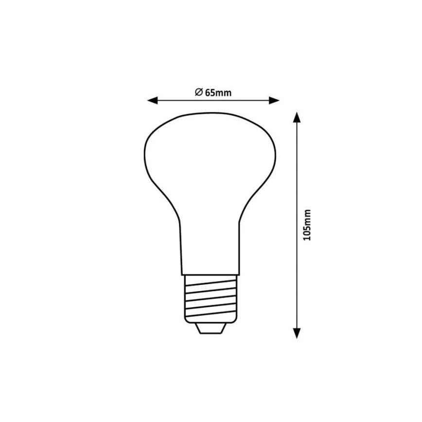 Rabalux - LED-Glühlampe R63 E27/9W/230V 4000K