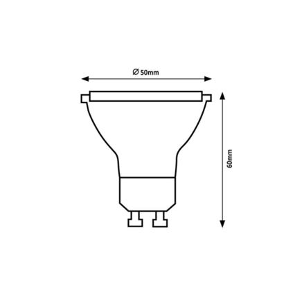 Rabalux - Ampoule LED SMD GU10/7W/230V 3000K