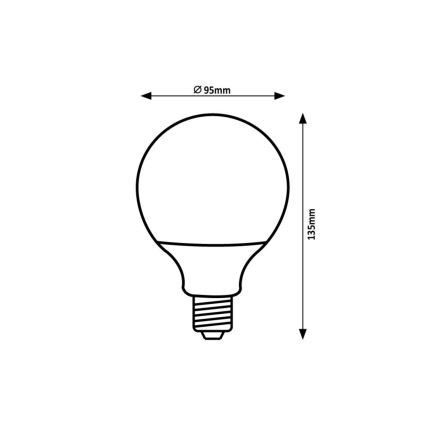 Rabalux - Lampadina LED SMD G95/15W/230V 4000K