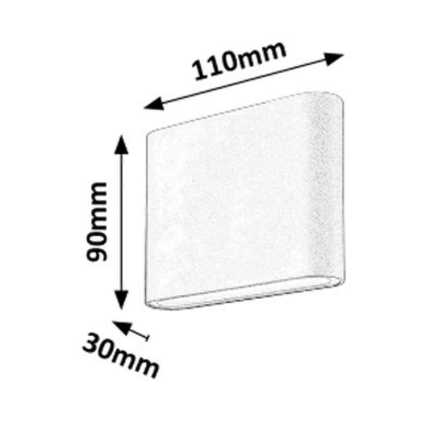 Rabalux - Applique a LED da esterno 2xLED/3W/230V IP54 3000K