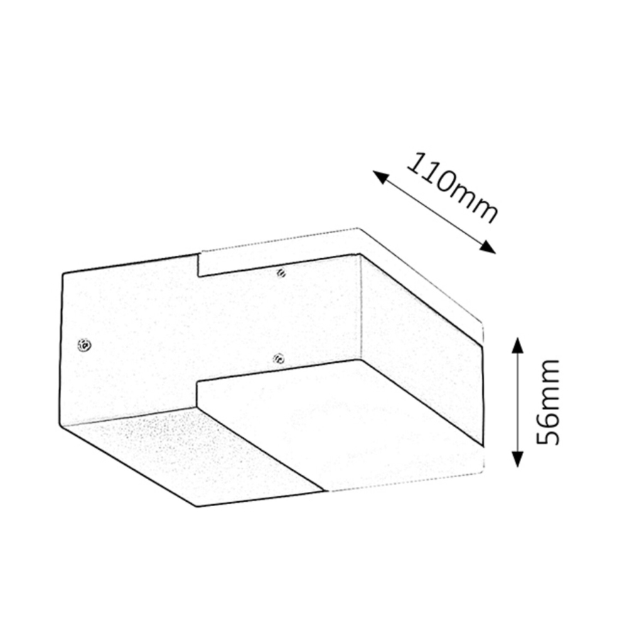 Rabalux 8060 - Applique murale LED extérieure BONA 2xLED/4,5W IP54