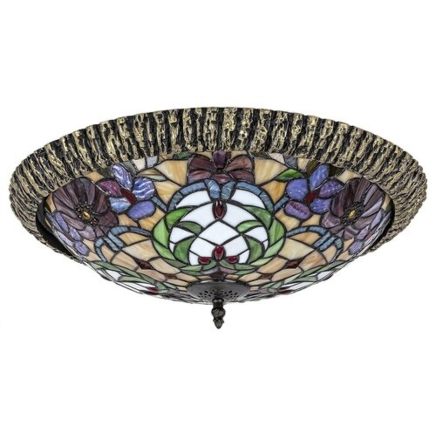 Rabalux - Plafoniera Tiffany in vetro colorato 2xE27/60W/230V