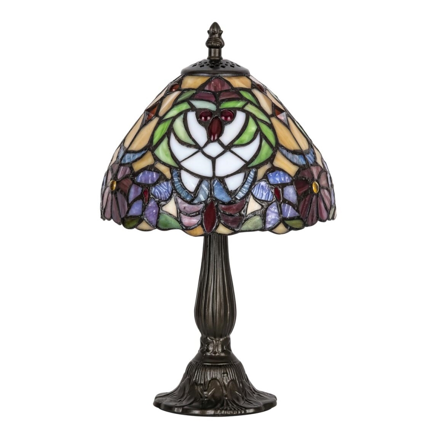 Rabalux - Lampada da tavolo Tiffany in vetro colorato 1xE14/40W/230V