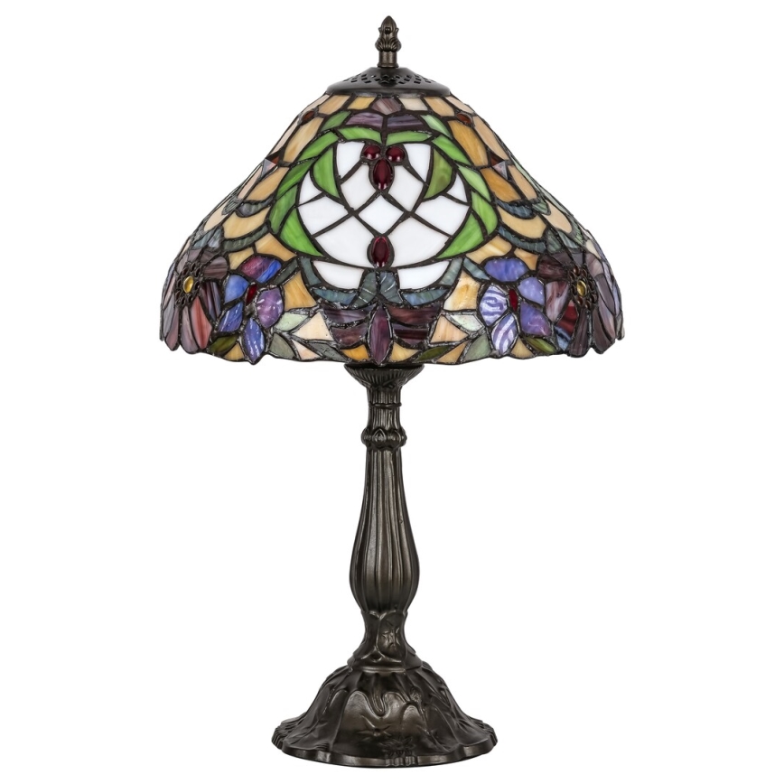 Rabalux - Lampada da tavolo Tiffany in vetro colorato 1xE27/60W/230V