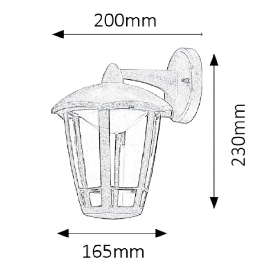 Rabalux - LED Außenbeleuchtung LED/8W/230V IP44