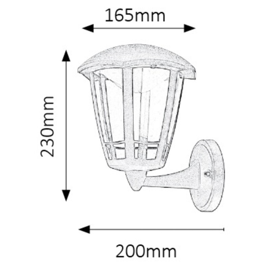 Rabalux - LED Außenbeleuchtung LED/8W/230V IP44