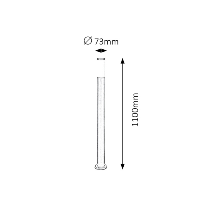 Rabalux - Außenleuchte 1xE27/25W/230V IP44 110 cm