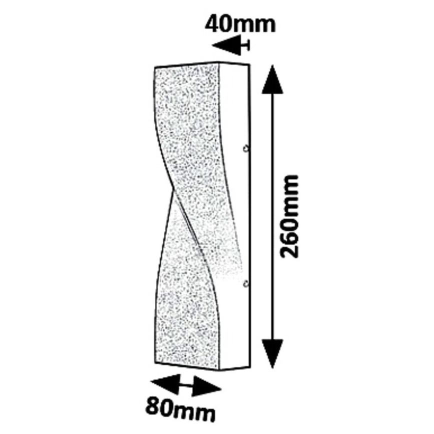 Rabalux 8154 - Applique a LED da esterno FOLLINA LED/11W/230V IP65
