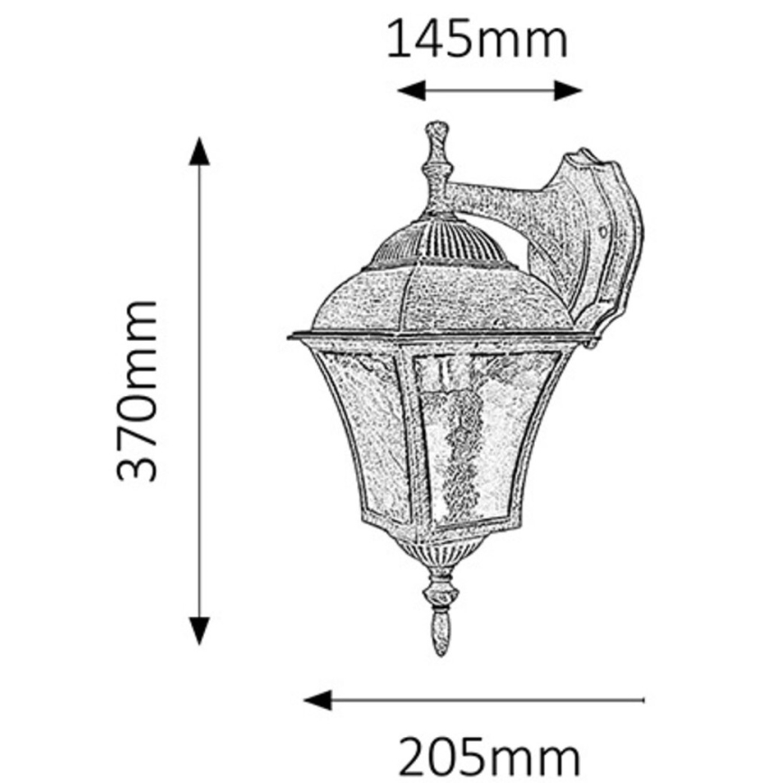 Rabalux - Applique da esterno 1xE27/60W/230V