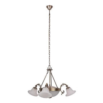 Rabalux 8553 - Lustre avec chaîne ORCHIDEA 3xE14/40W+2xE27/60W