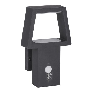 Rabalux 8668 - Outdoor leuchte mit Sensor ARIZONA 1xLED/10,5W/230V