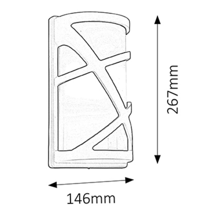 Rabalux - Applique da esterno 1xE27/40W