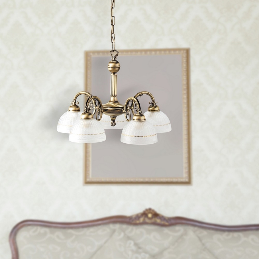 Rabalux 8815 - Lustre avec chaîne FLOSSI 5xE27/40W/230V