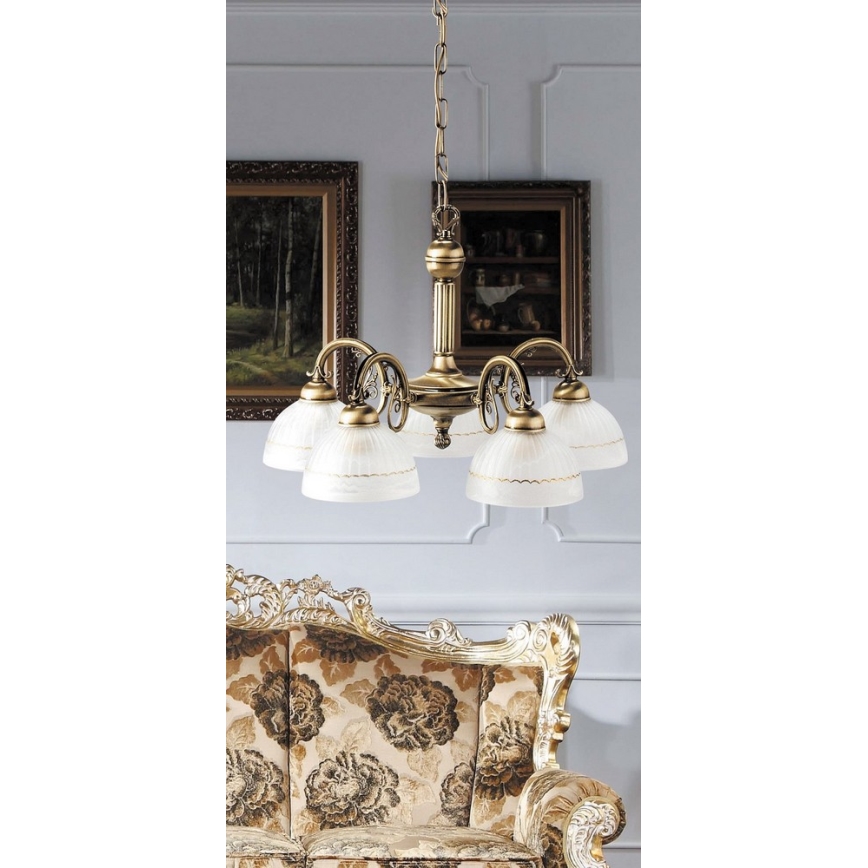 Rabalux 8815 - Lustre avec chaîne FLOSSI 5xE27/40W/230V