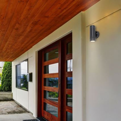 Außen Wandbeleuchtung 2xGU10/10W/230V IP44 schwarz