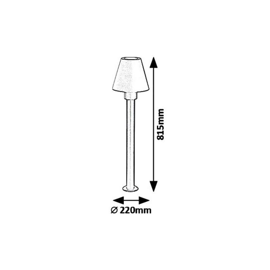 Rabalux 8845 - Lampada da esterno FAVARA 1xE27/14W/230V IP44