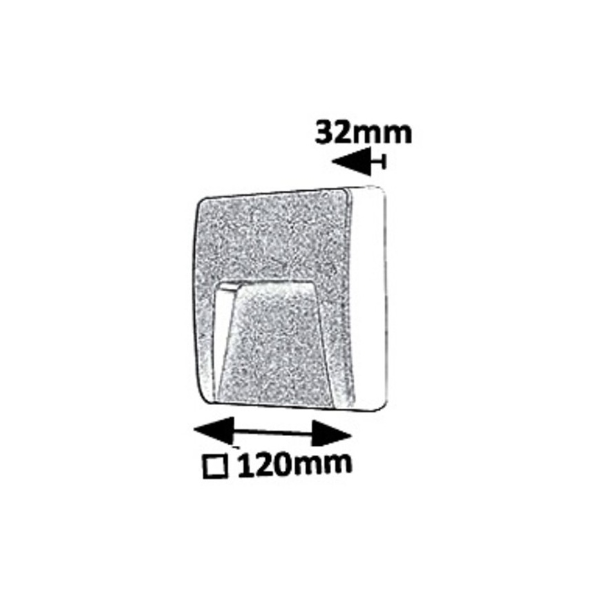 Rabalux 8894 - Applique a LED da esterno TRENTO LED/3W/230V IP65