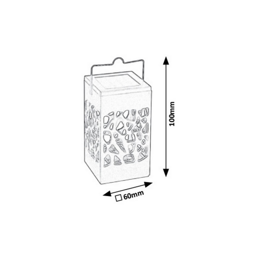 Rabalux - Lampada solare LED da esterno LED/0,07W/1xAAA IP23