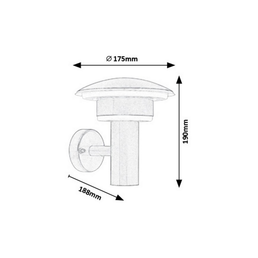 Rabalux - Applique a LED da esterno LED/9W/230V IP44 1000lm 4000K