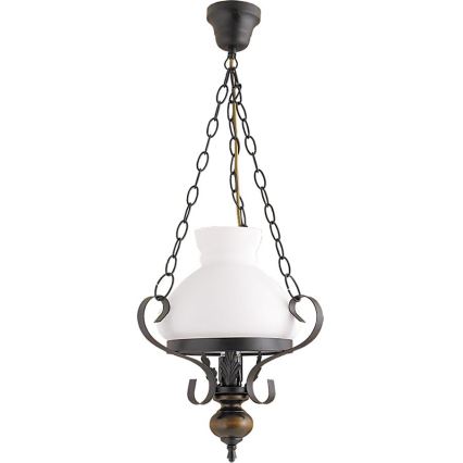 Rabalux - Vetro di ricambio per lampadario E27 diametro 23,5 cm bianco