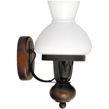 Rabalux - Vetro di ricambio per lampadario, lampada da tavolo e applique con attacco E27, Ø 15 cm, bianco