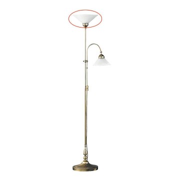Rabalux 9934 - Vetro di ricambio per lampada da terra MARIAN E27