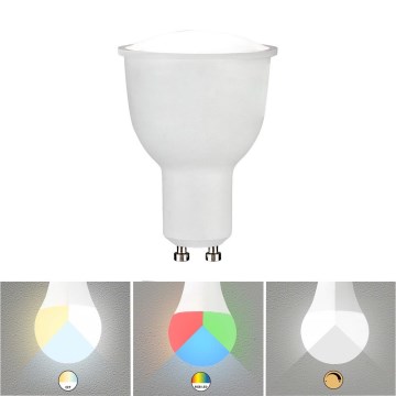 Rabalux - Ampoule LED RVB à intensité variable GU10/5W/230V Wi-Fi 3000-6500K