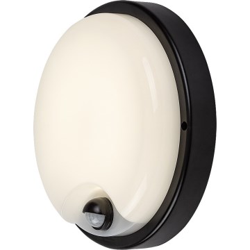 Rabalux - Applique LED da esterno con sensore, 18W/230V, IP65, nera
