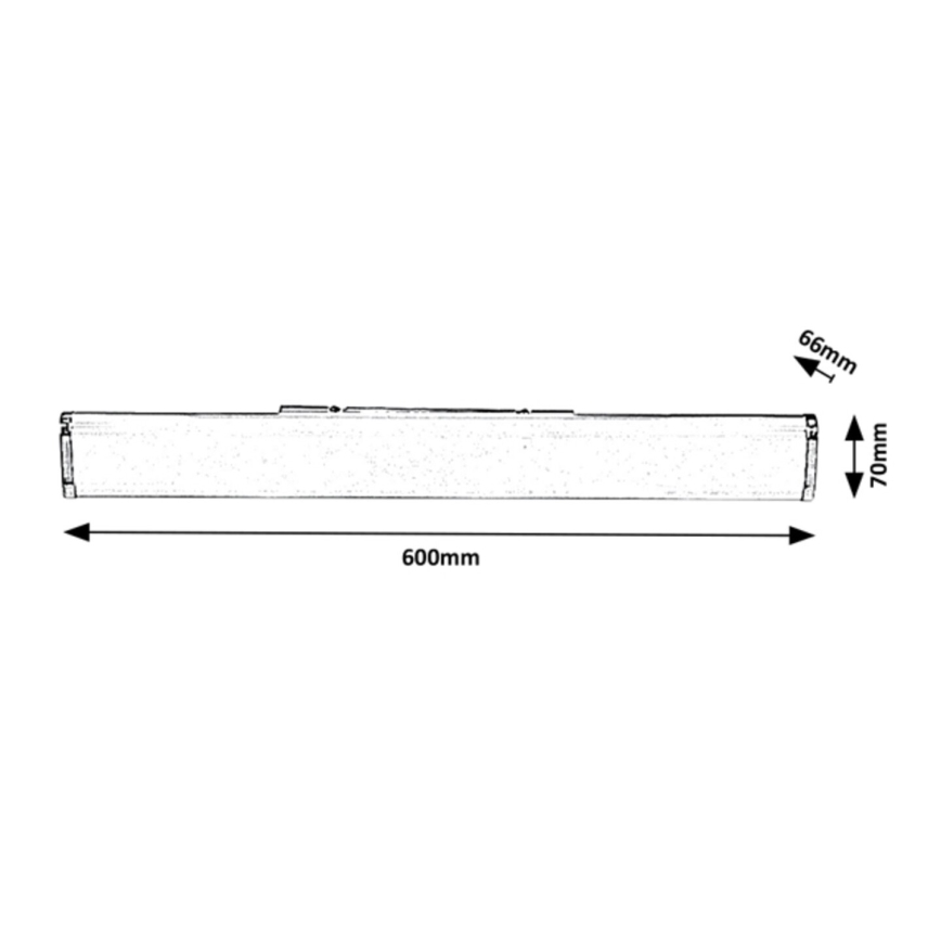 Rabalux - Applique murale de salle de bain LED à intensité variable LED/14W/230V IP44
