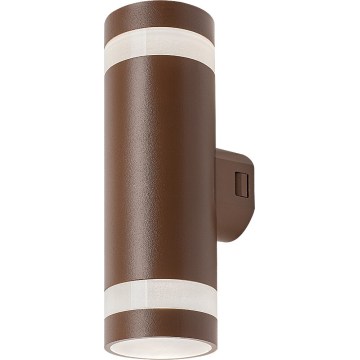 Rabalux - Applique murale extérieure LED/16W/230V IP65 marron
