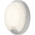 Rabalux - Applique murale extérieure LED avec détecteur, 18W/230V, IP65, blanche