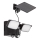 Rabalux - Applique murale solaire LED flexible avec capteur et panneau externe 2xLED/5W/3,7V IP54 noir 600 mAh